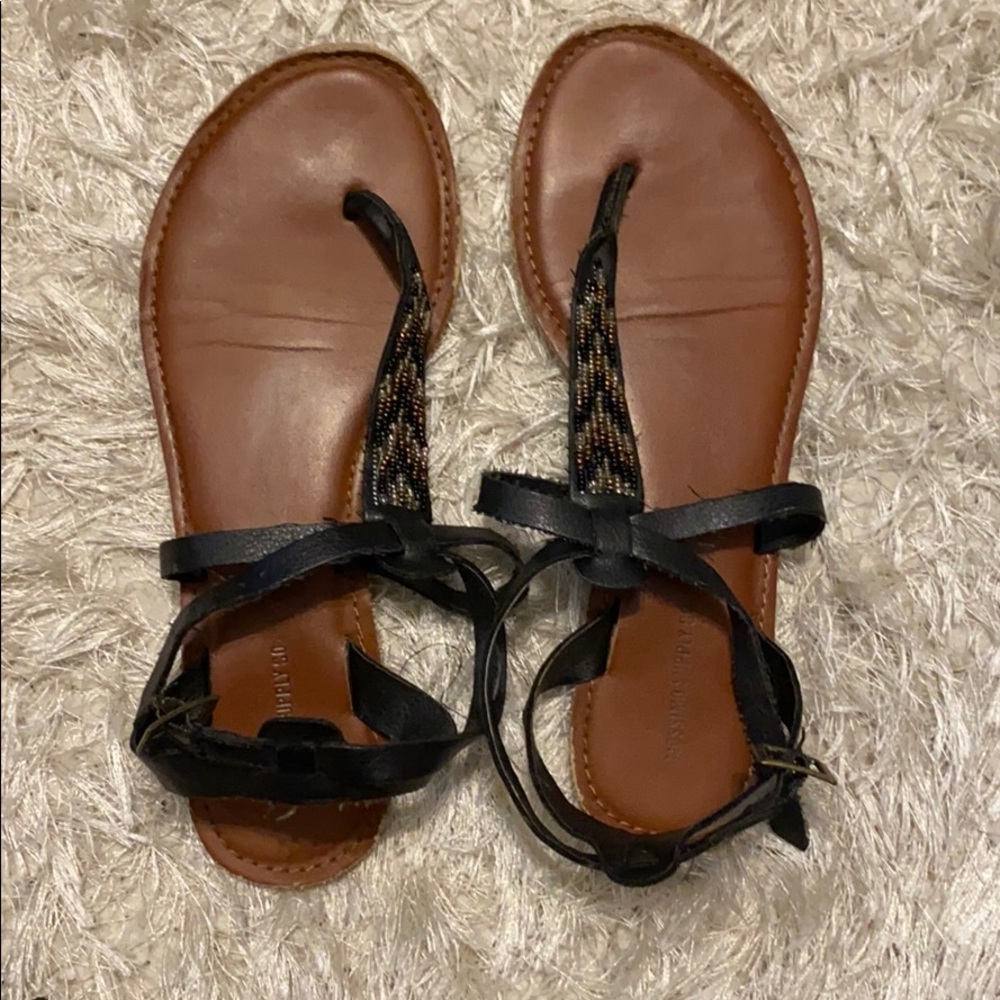 Black sandals